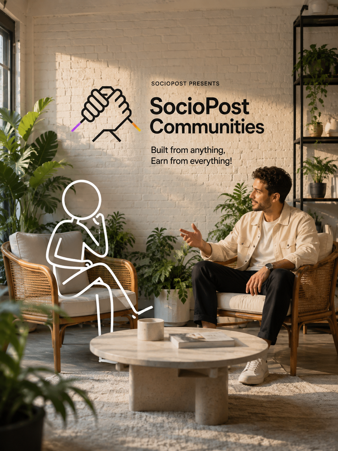 SocioPost Communities in a creative studio